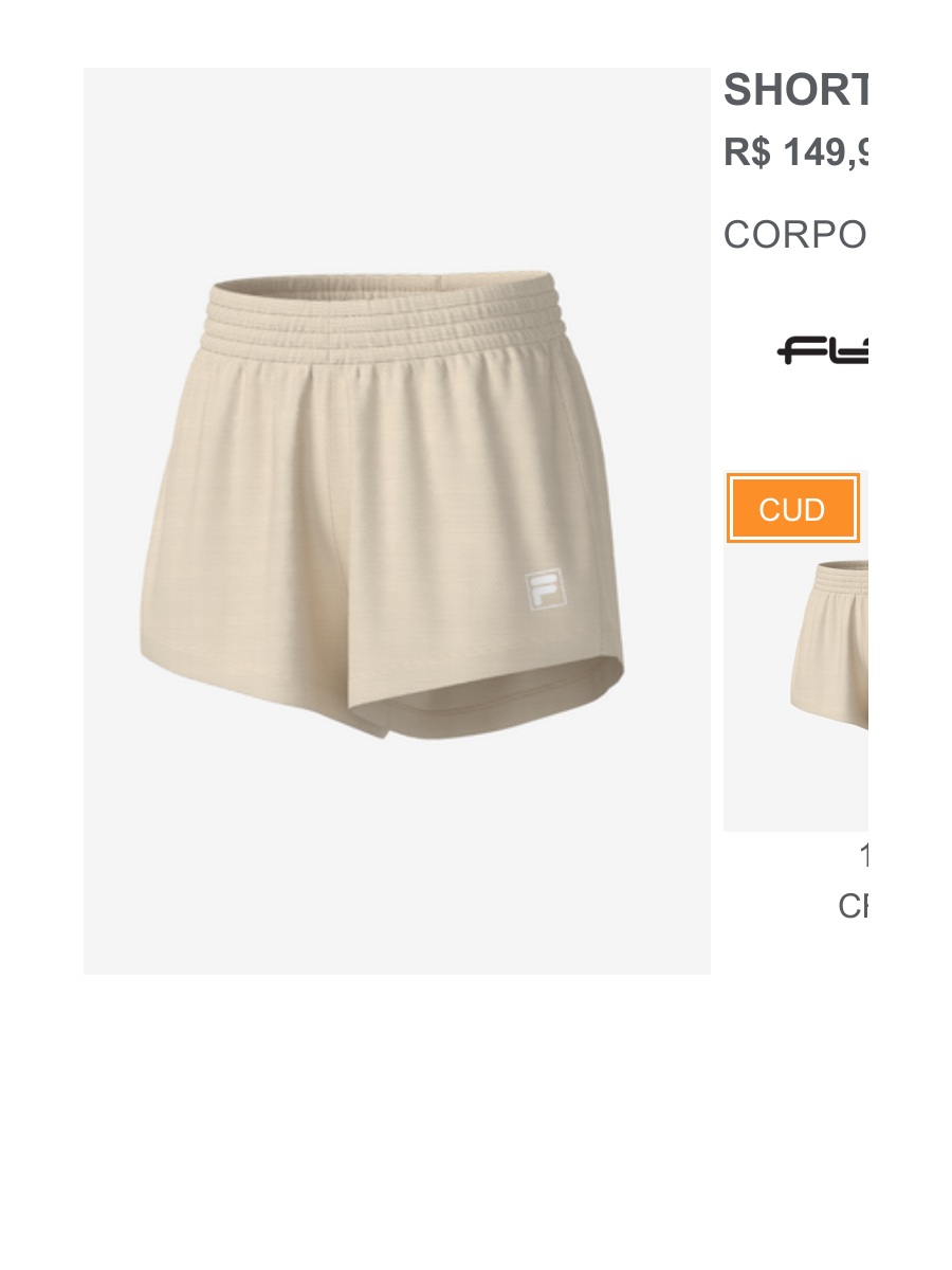 Shorts Fem. Fila Flow Iii