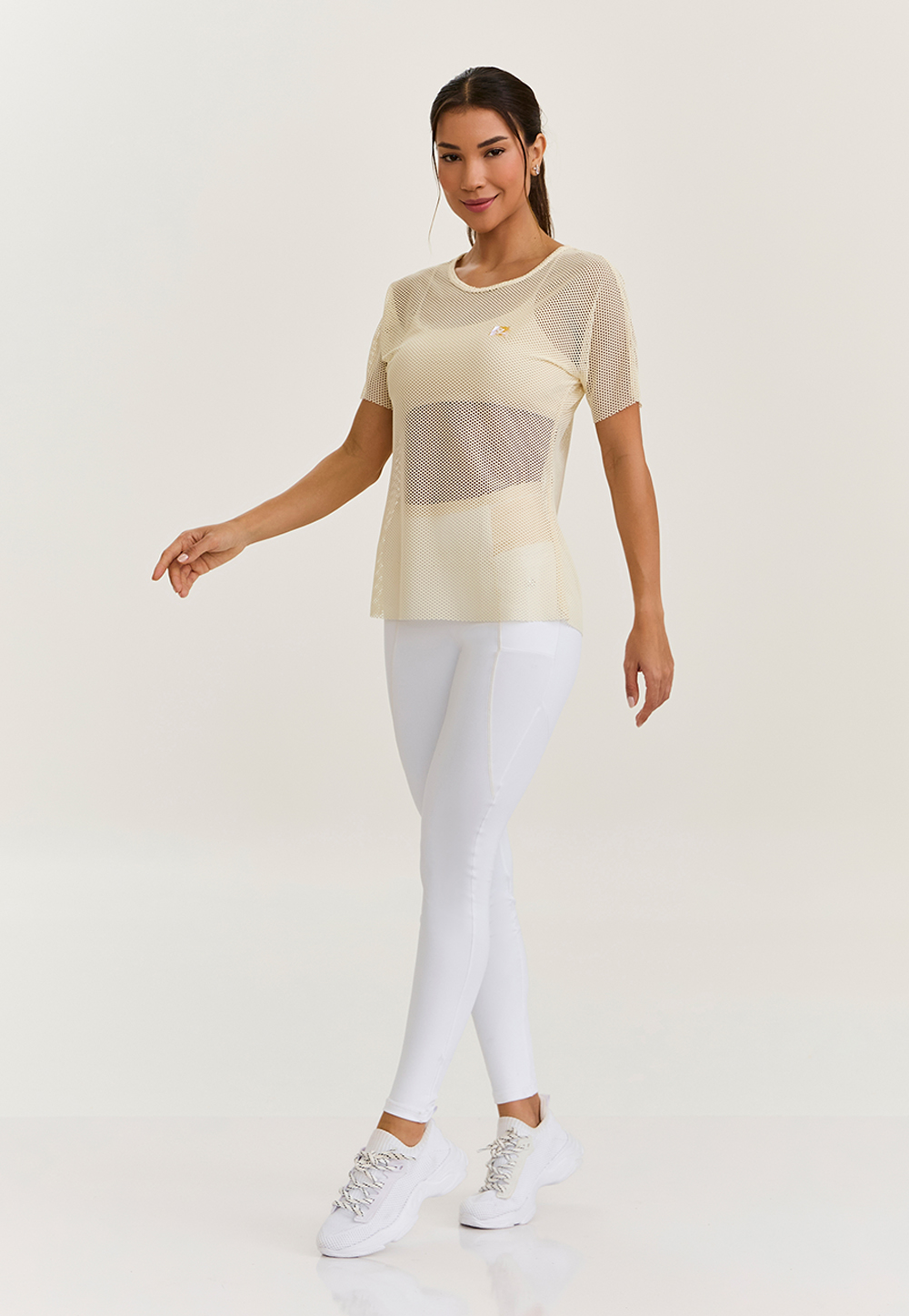 BLUSA SPOT CLASSICA Off White foto 05