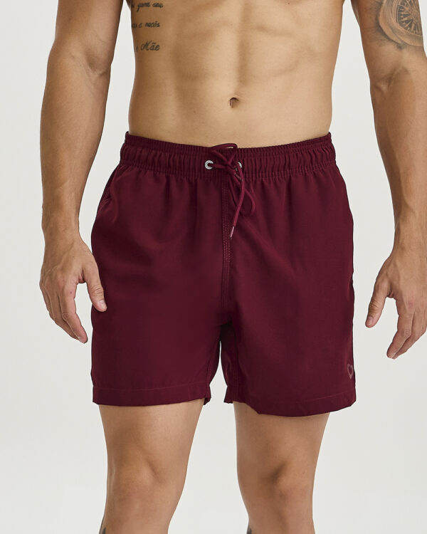 BERMUDA MASCULINA DE TREINO Vinho Barolo foto 01