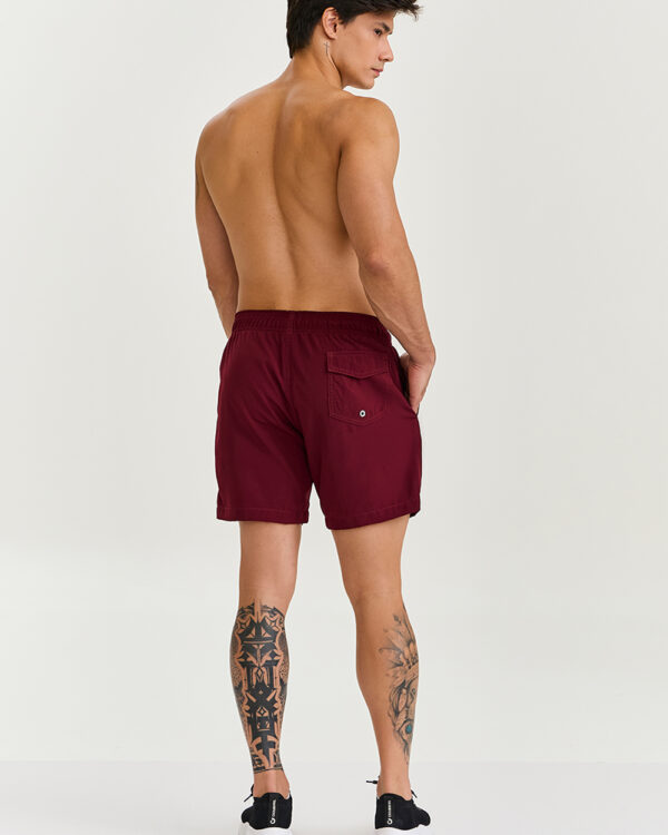 BERMUDA MASCULINA DE TREINO Vinho Barolo foto 05